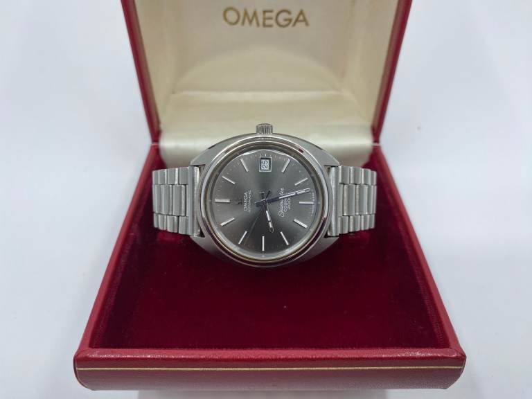 Vintage Omega Seamaster Cosmic 2000 Automatic Mens Watch 38mm! + Box & Bracelet