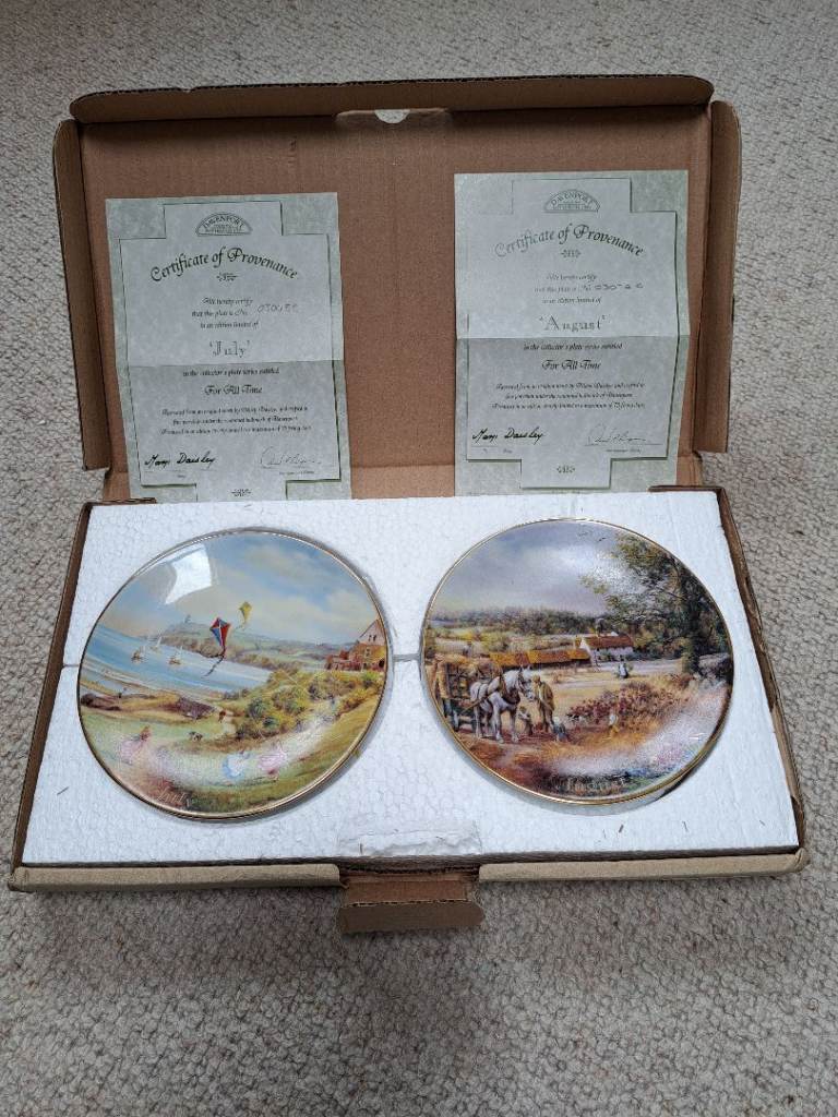 Bradford Exchange Decorative Plates - July & August