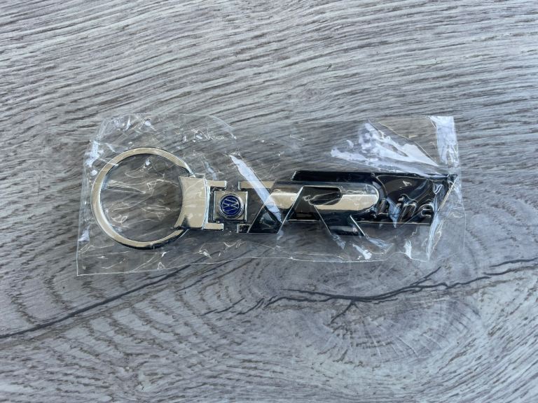 VW R-line black keychain 