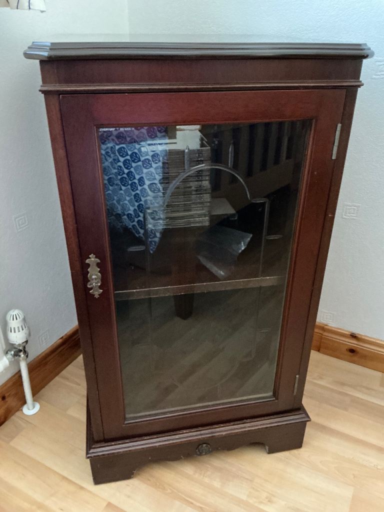 Mahogany Music Cabinet 