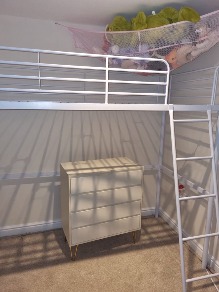 image for High Rise Metal Single Bed
