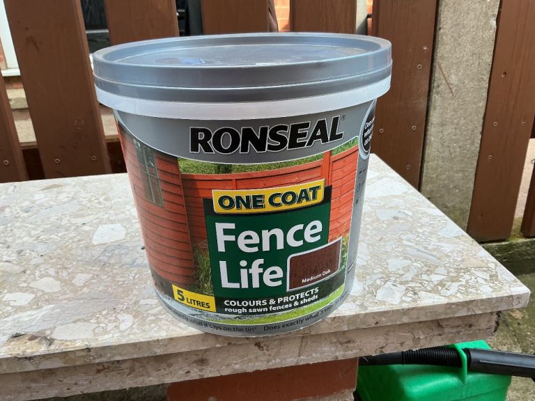 Ronseal fence care paint