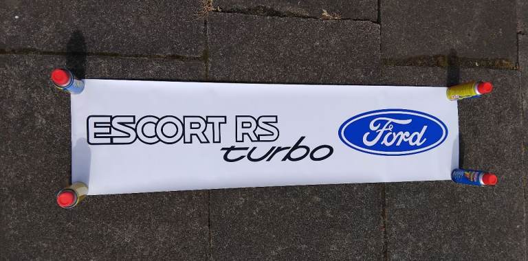 Ford Escort RS Turbo banner.