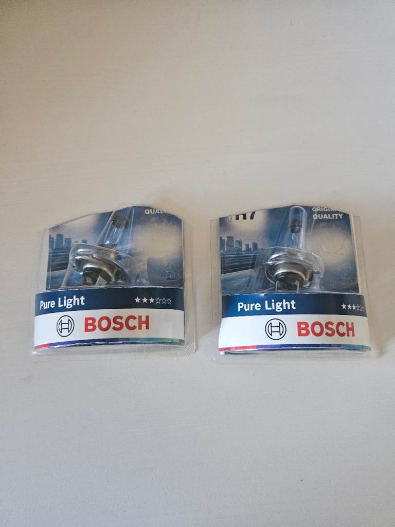 2 x Bosch H7 headlights