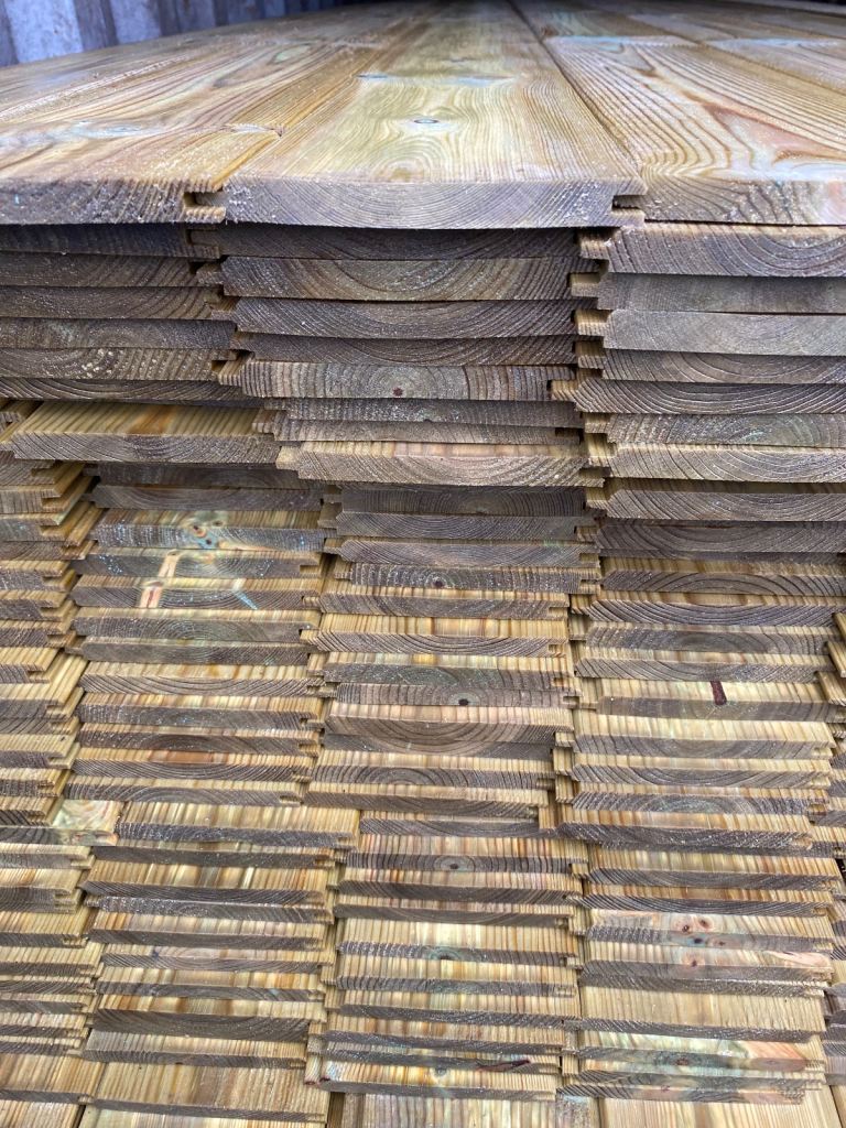 Shiplap cladding 4.8 m treated 