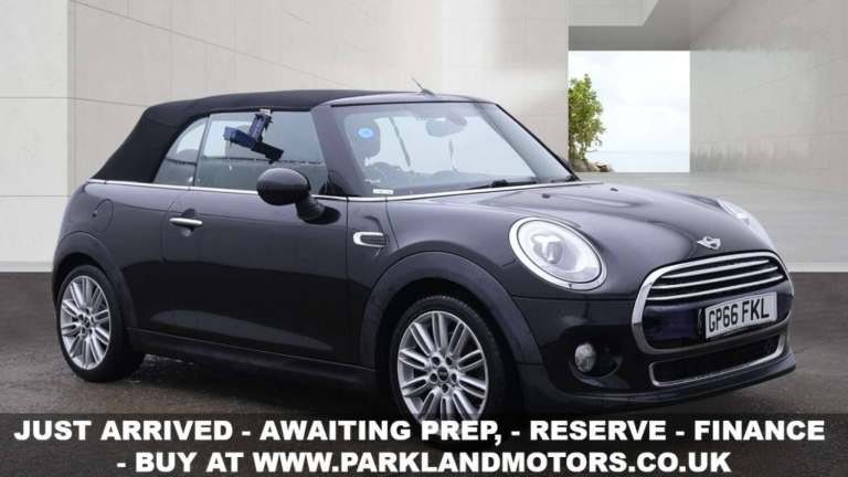 2016 MINI Convertible 1.5 Cooper 2dr CONVERTIBLE PETROL Manual