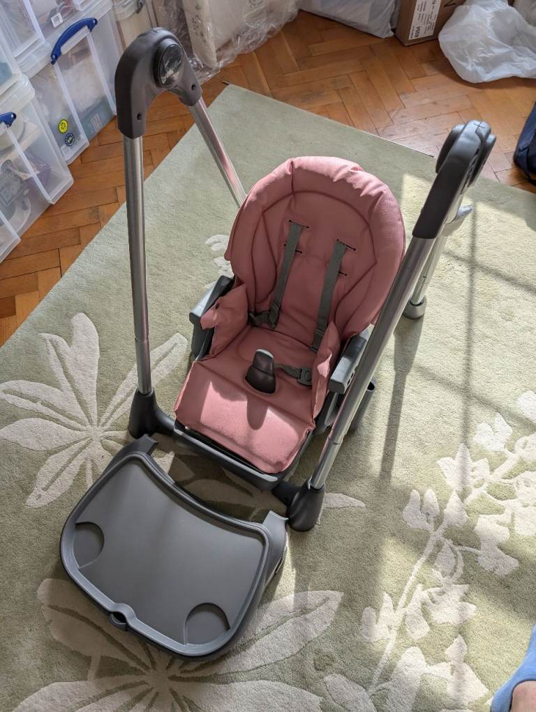 Silver Cross Buffet Highchair in Candy Pink