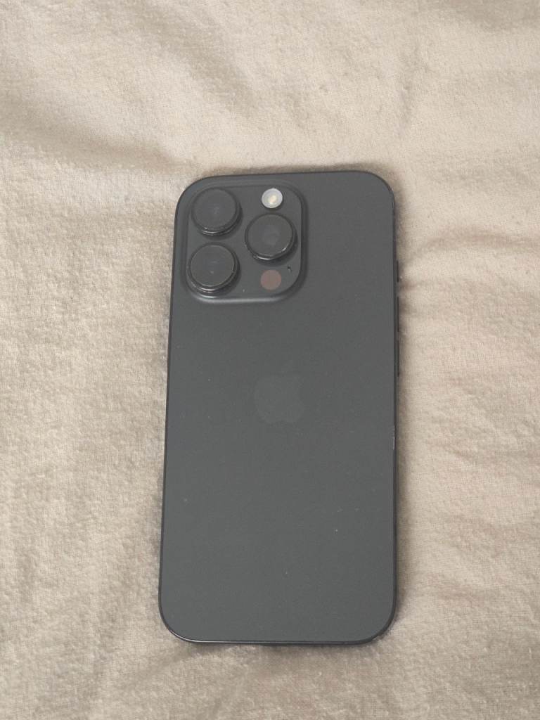 iPhone 16 pro 256GB Black 