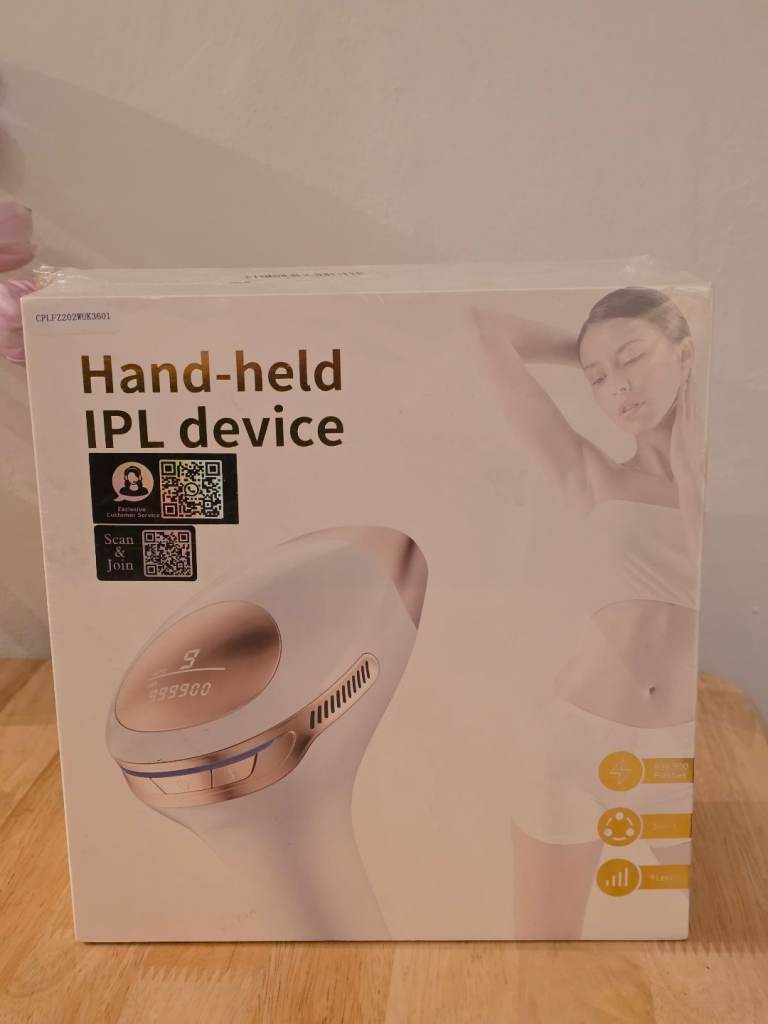 LUBEX 21J IPL Hair Removal Device, 3-in-1 Functions HR/SC/RA – New & Unopened