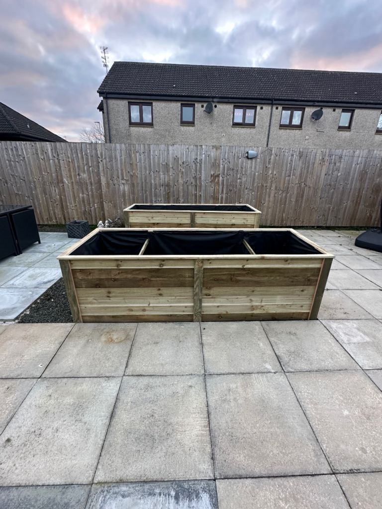 Large custom planters 