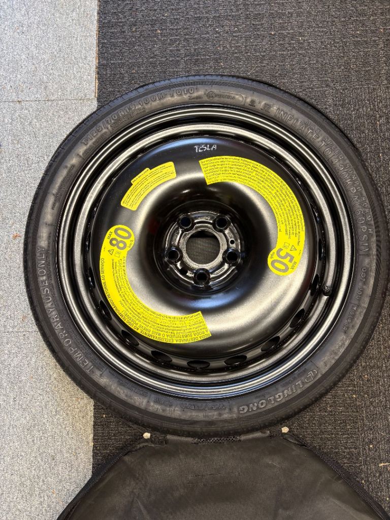 Tesla 19” space saver with jack and tools