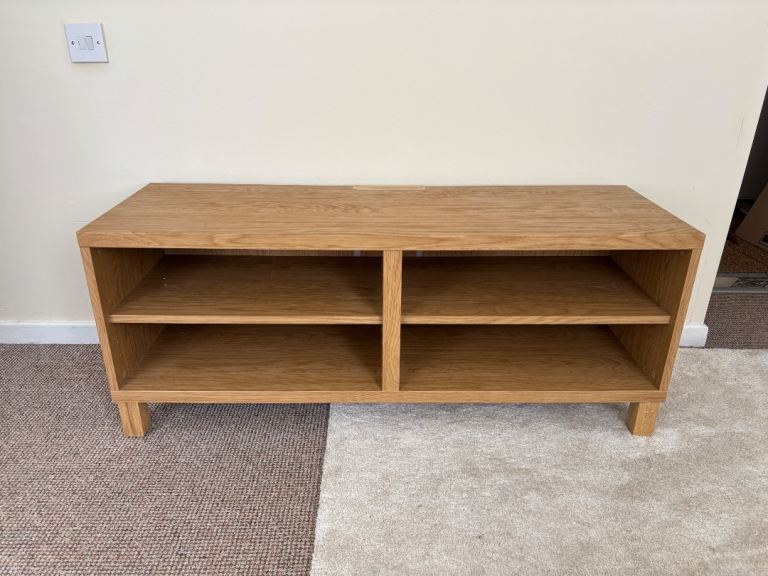 TV BENCH - IKEA Besta with legs and adjustable shelves