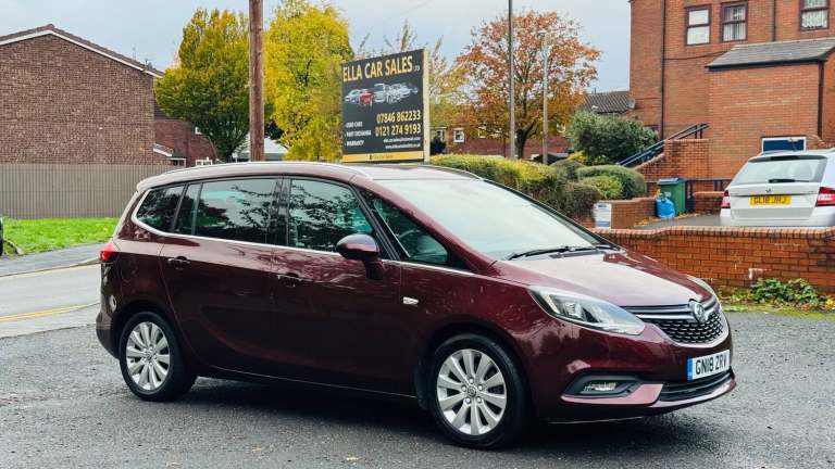 2018 Vauxhall Zafira Tourer 1.4i Turbo Tech Line Nav MPV 5dr Petrol Auto Euro 6