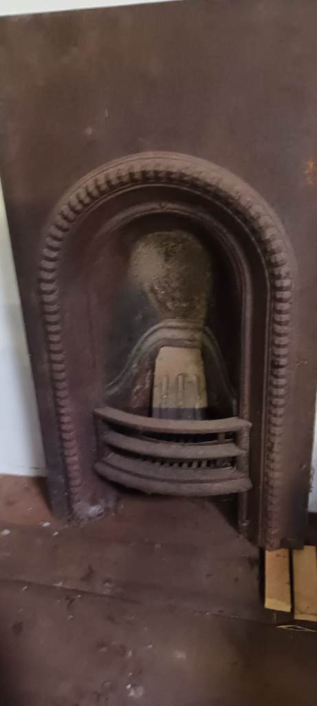 Fireplace cast iron 