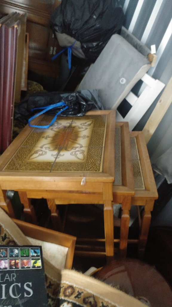 Danish 3 piece coffee tables living room present gift christmas xmas vintage antique retro