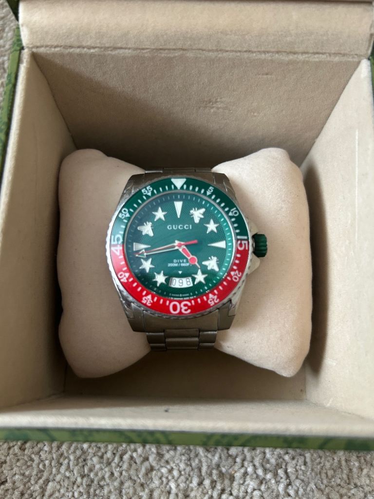 Genuine Gucci dive watch 