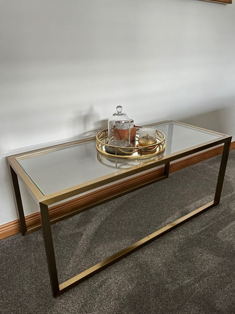 Gold Framed Coffee Table from Alison At Home