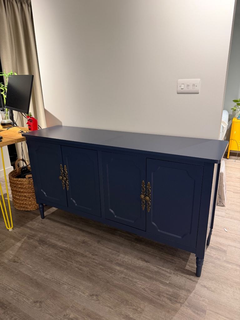 Dark blue sideboard 