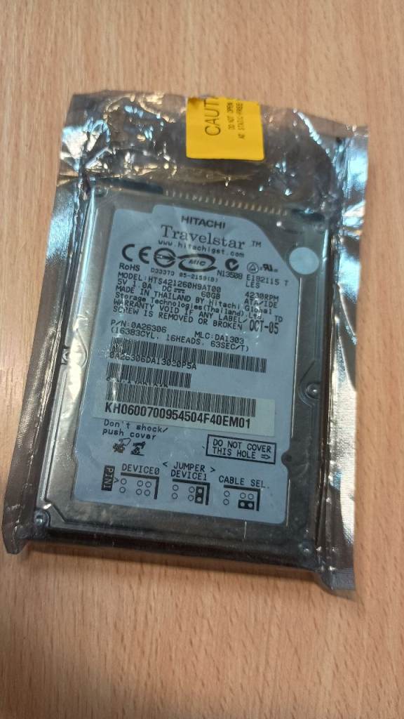 Hitachi Travelstar 60GB Hard Drive - HDD