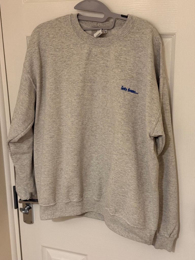 Iets Frans Crewneck Jumper - Grey - Size M