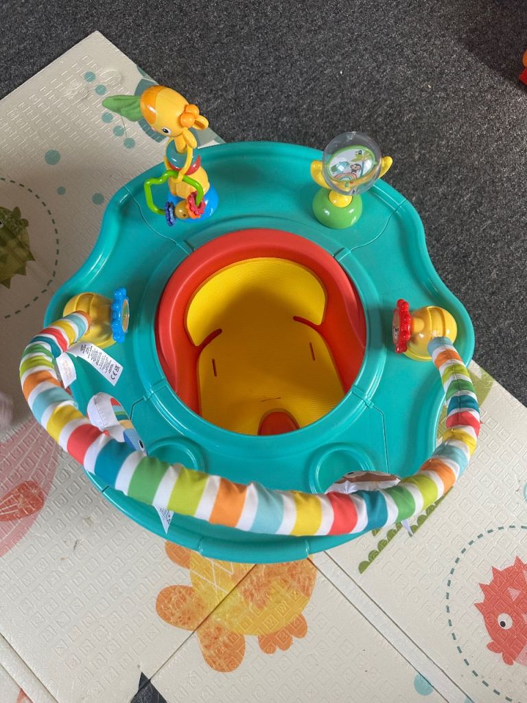 Bright Starts Baby Activity Seat with Toys – Good Condition