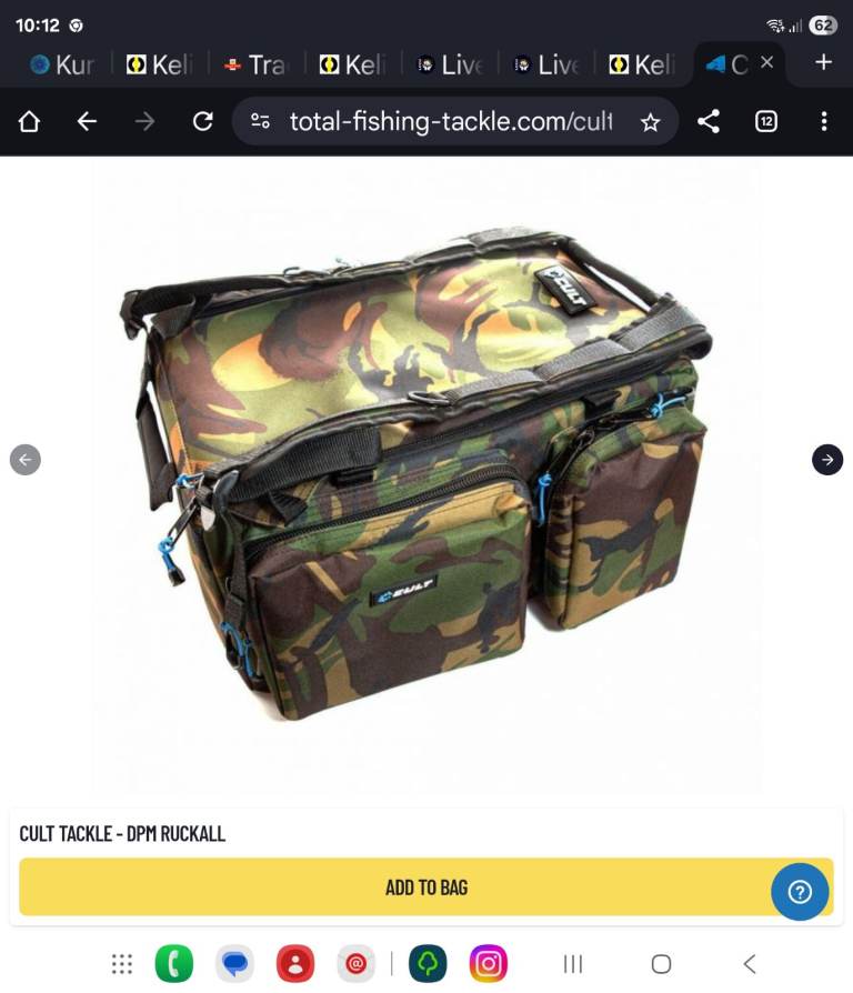 Cult tackle camo ruckall 