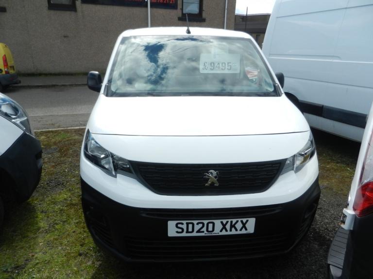 2020 Peugeot Partner 650 1.5 BlueHDi 75 Professional Van PANEL VAN Diesel Manual