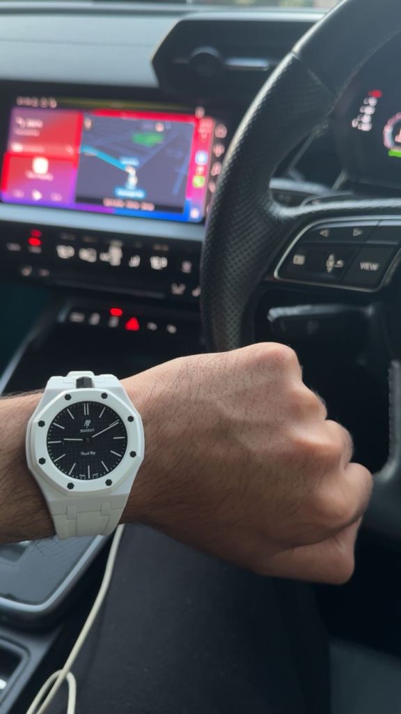 Swatch x Audemars Piguet AP Bioceramic Royal Pop Ocho Negro with Strap