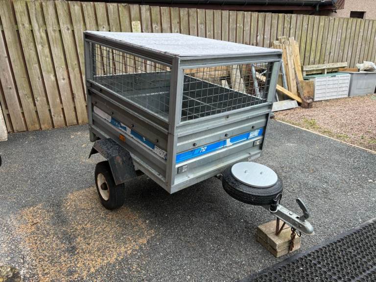 Trailer - Maypole MP712 124 x 97 x 41cm(4ft x 3ft) with 40cm High Side Mesh and Cover