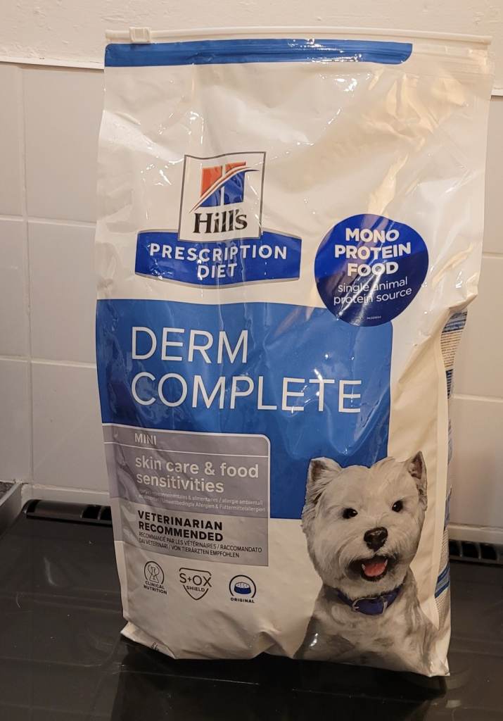 Hills Prescription Diet Derm Complete for small dogs 6kg
