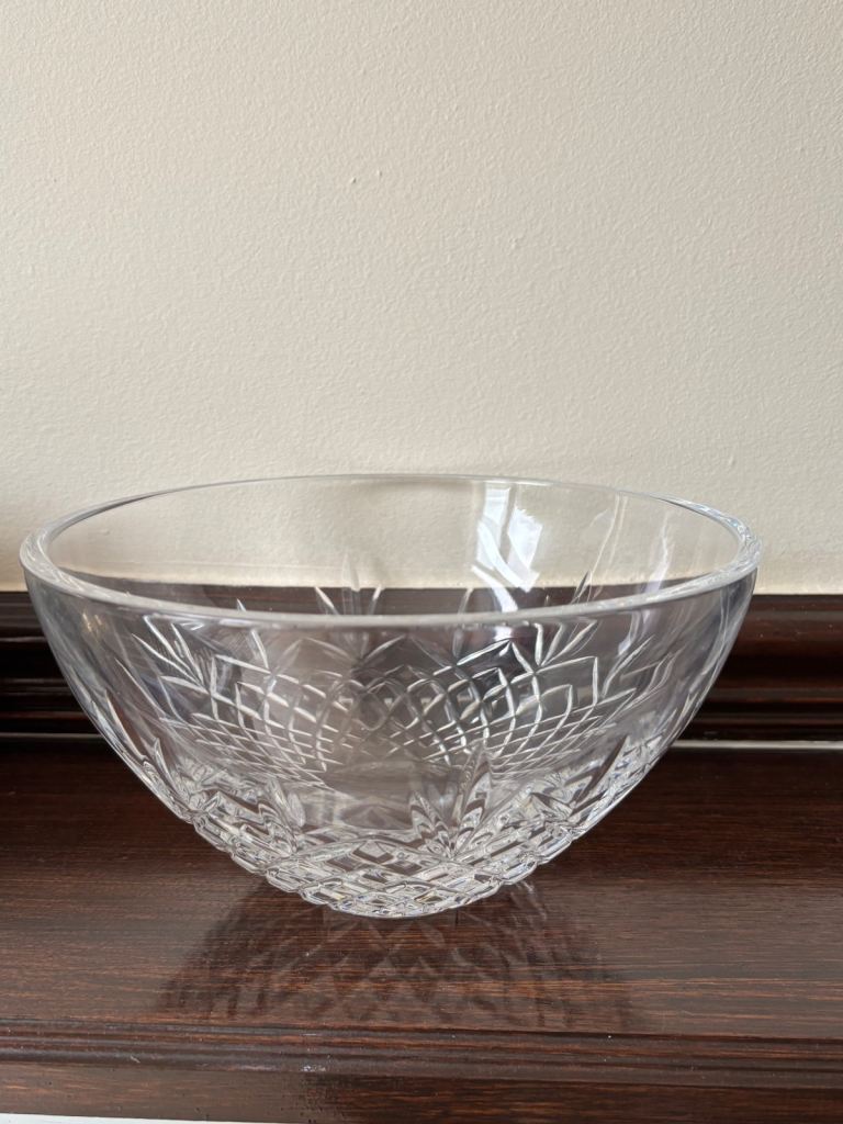 Edinburgh crystal cut glass bowl £40 or nearest offer
