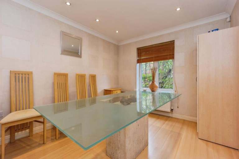 Dining table and chairs