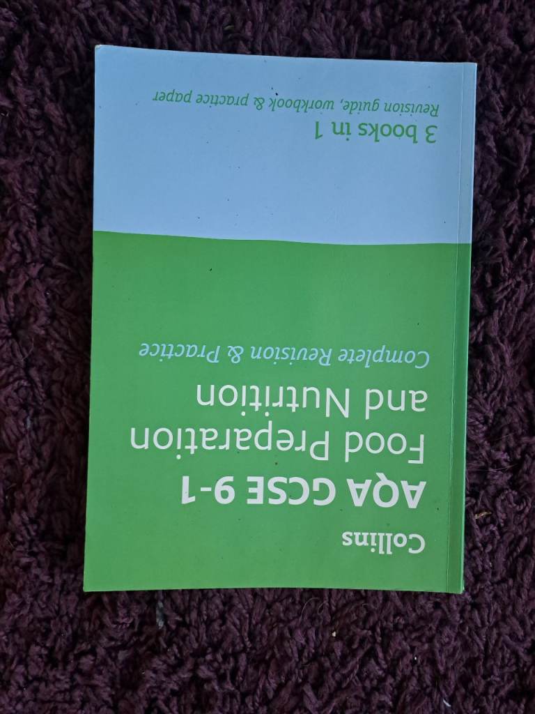 Collins AQA GCSE 9-1 Food Preparation and Nutrition Revision Book
