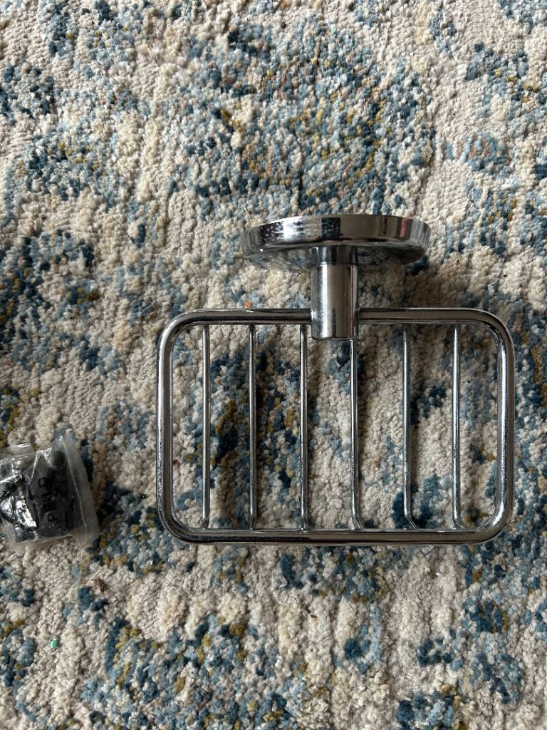 Chrome Silver Soap holder 