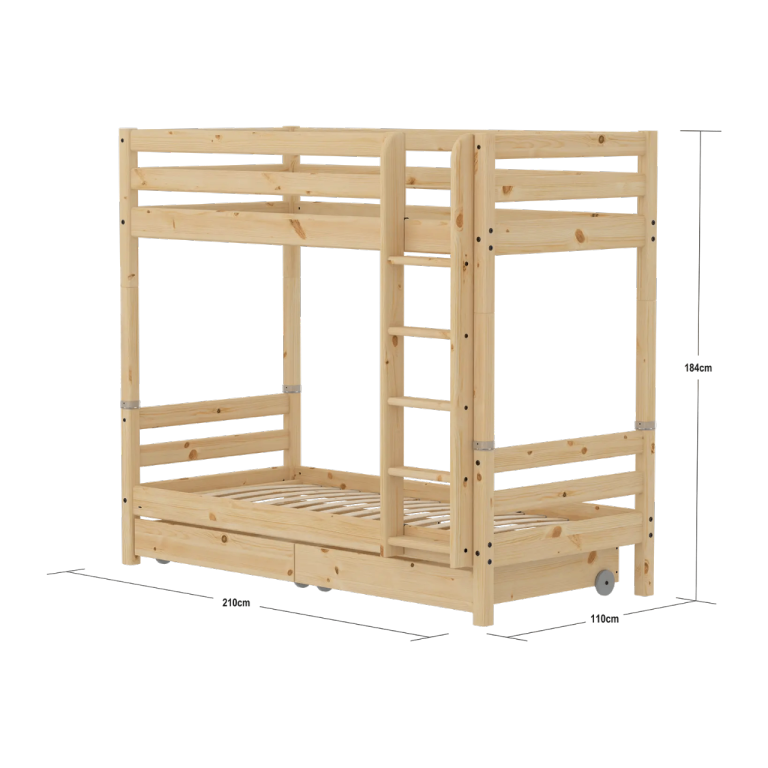 Flexa Bunk bed with two drawers for storage