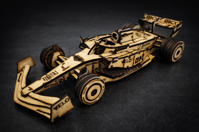 Wooden model F1 car kit