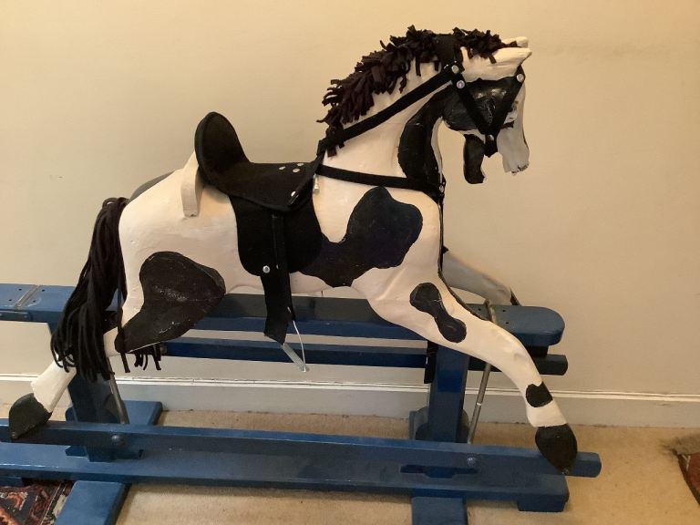 Rocking Horse. Traditional wooden and sturdy 