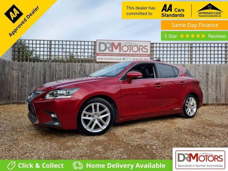 2018 Lexus CT 1.8 200h Luxury Hatchback 5dr Petrol Hybrid CVT Euro 6 (s/s) (136 ps) Hatchback PET...