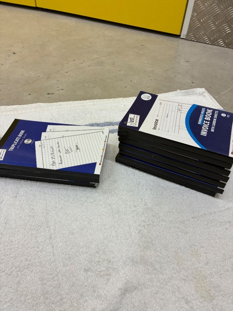 Large Bundle of NEW Invoice Books with Carbon Sheets, £5.00 for Sale