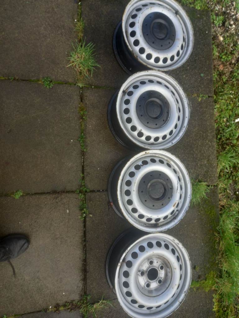 V.W T5 Transporter steel wheels 