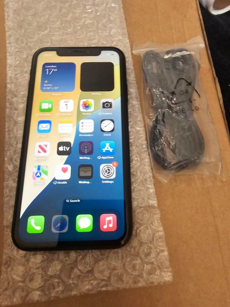 Apple iPhone XR 64GB Black – Network Provider Lock: No SIM restrictions