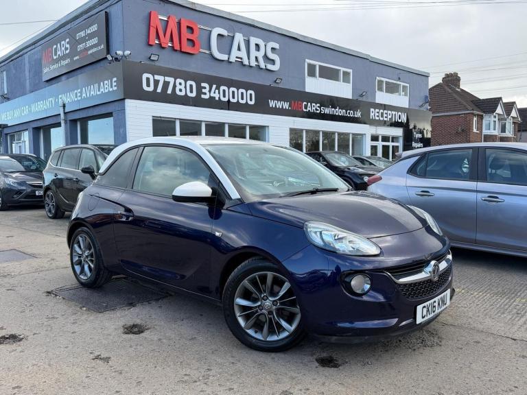 2016 Vauxhall ADAM 1.2i Jam 3dr HATCHBACK PETROL Manual