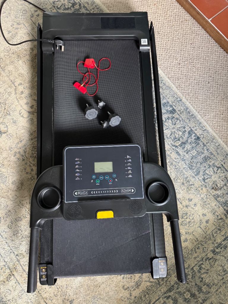 Compact Treadmill – Black, Good Condition