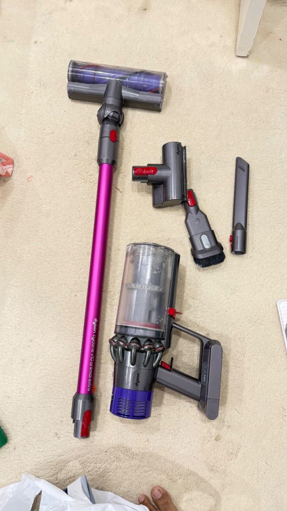 Dyson Cordless Vacuum Cleaner - Grey/Purple, Good Condition