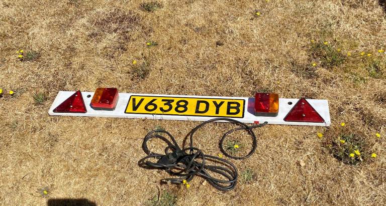 4ft Trailerboard with cable and 7 pin plug