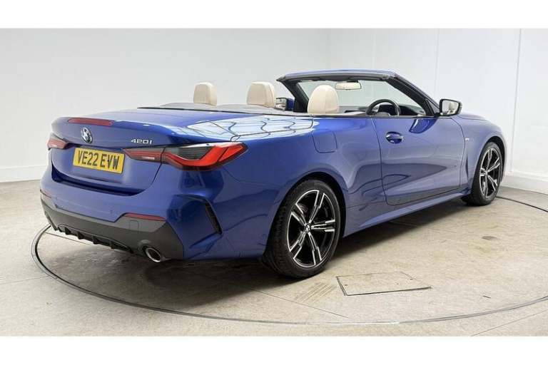 2022 BMW 4 Series 2.0 420i M Sport Convertible 2dr Petrol Auto Euro 6 (s/s) (184 ps) Convertible ...
