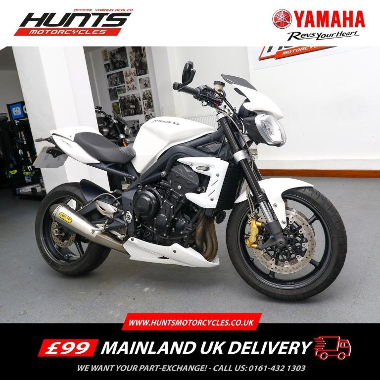 2012, '12 Triumph Street Triple 675R. Seat Cowl, Arrow Pipe. Great Value £4,495