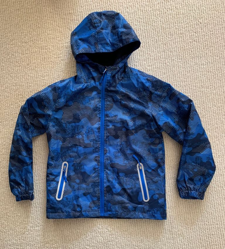 Waterproof kids fleece lined jacket 