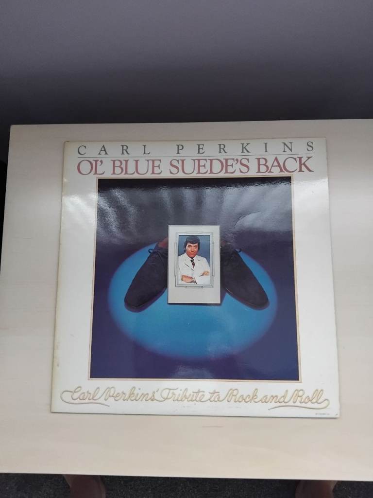 Carl Perkins 'Ol' Blue Suede's Back' Vinyl Record – Good Condition