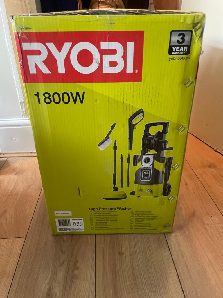 Ryobi jet washer full kit 